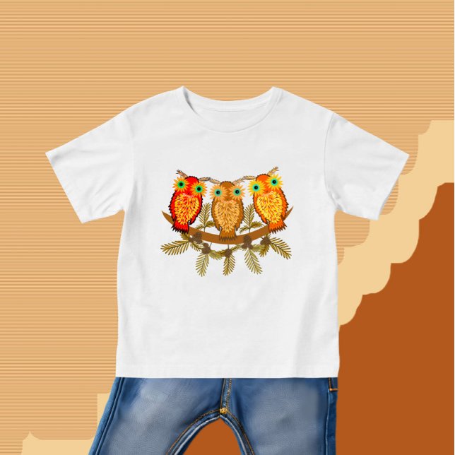 Three owls baby T-Shirt (Creator Uploaded)