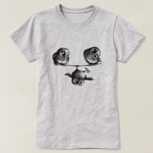 Three Owls _ Freedom and Fun T_Shirt