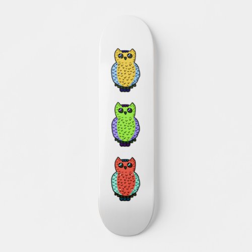 Three Owls Skateboard