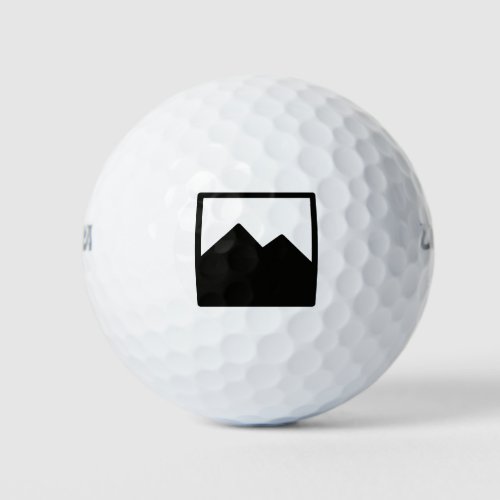 Three Pack of Golf Balls Template
