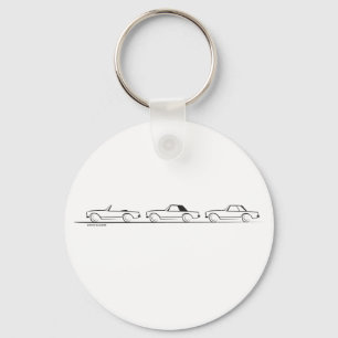 Three Pagoda SLs Keychain
