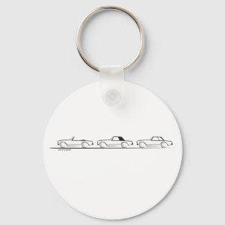 Three Pagoda SLs Keychain