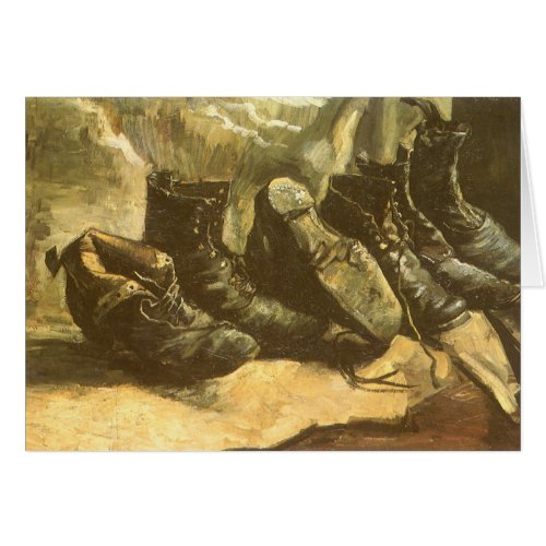 Three Pairs of Shoes by Vincent van Gogh