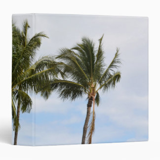 Three Palm Trees 3 Ring Binder