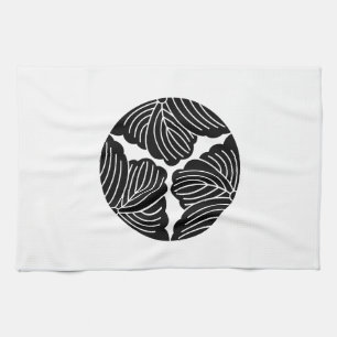 Three-part ivy kitchen towel