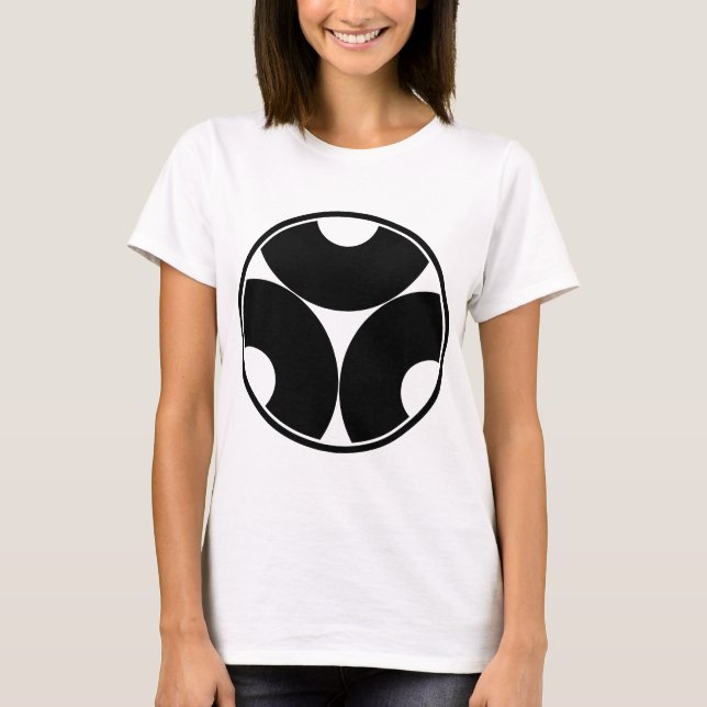 Three-part snake's eye within a thread ring T-Shirt (Front)