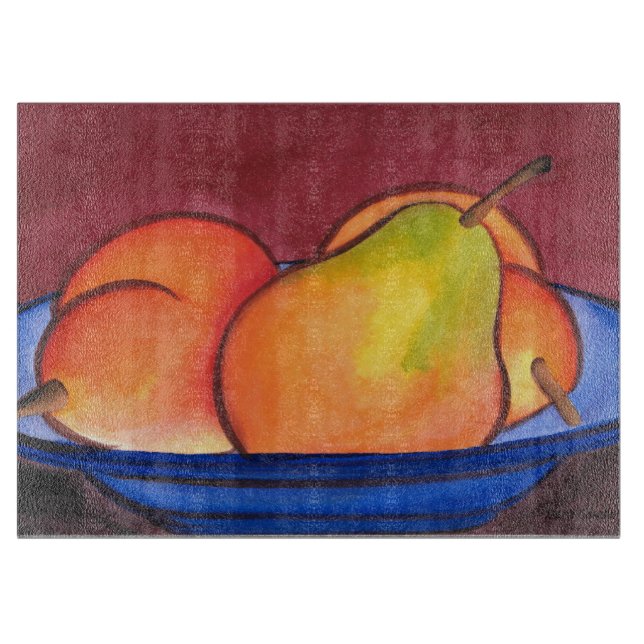 Three Pears Cutting Board (Front)
