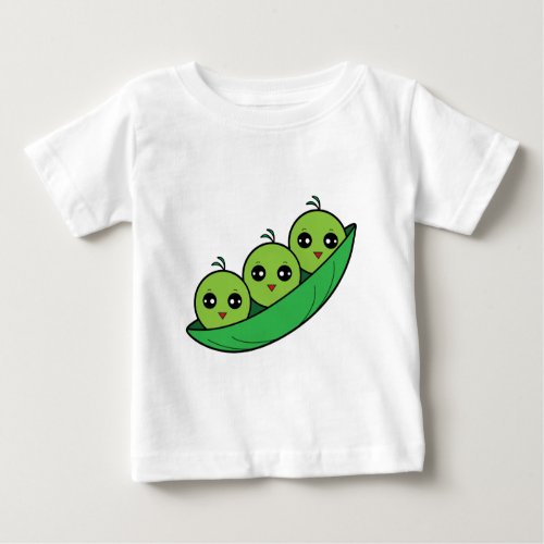 Three Peas in a Pod Baby T_Shirt