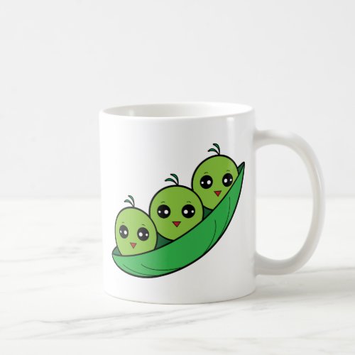 Three Peas in a Pod Coffee Mug
