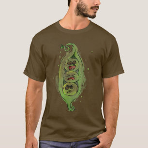 Three Peas in a Pod Funny T-Shirt