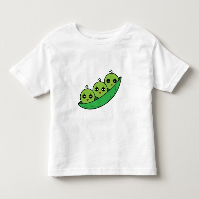 Three Peas in a Pod Toddler T-shirt (Front)