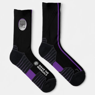 THREE PEDAL NATION Crew Socks