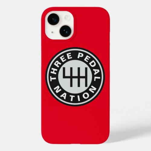 THREE PEDAL NATION iPhone case