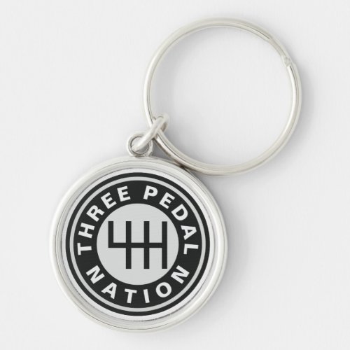 THREE PEDAL NATION Keychain