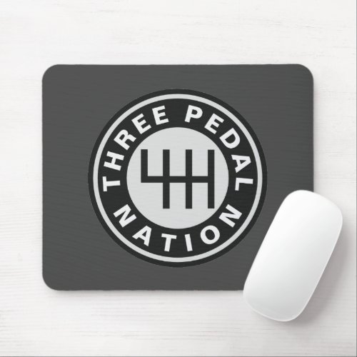 THREE PEDAL NATION MOUSE PAD