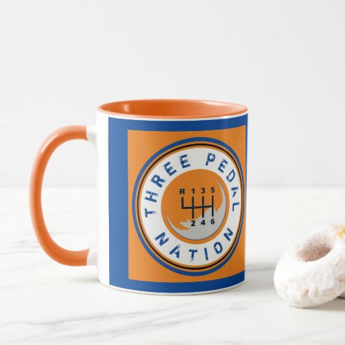 THREE PEDAL NATION Mug