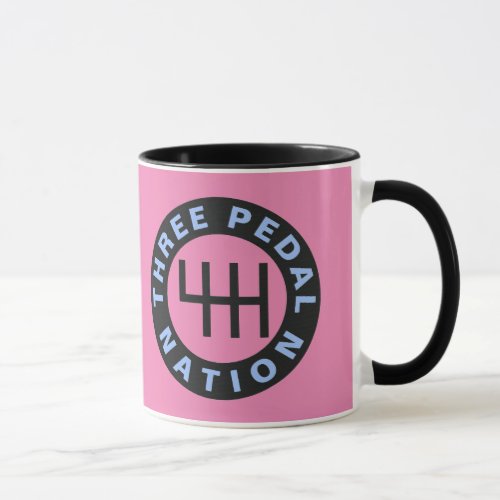 THREE PEDAL NATION Mug