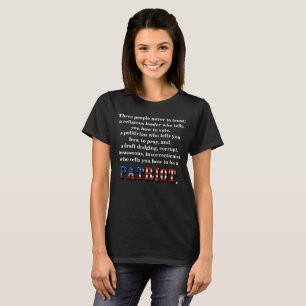 Three people never to trust; T-Shirt