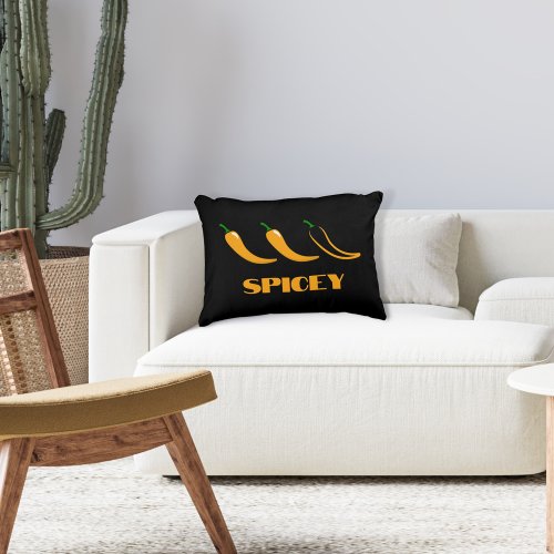 Three Peppers Spicy Accent Pillow