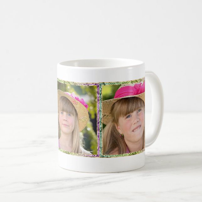 Three photo coffee Mug (Front Right)