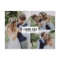 Three Photo Collage Wedding Thank You Postcard