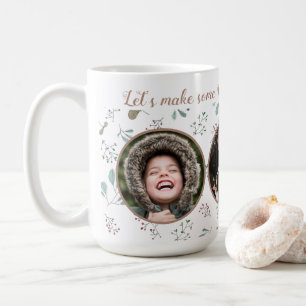 Three Photo Merry Moments Holiday Coffee Mug