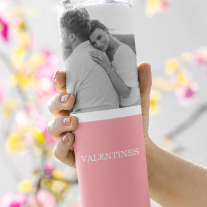 Three Photos | Happy Valentines Day Thermal Tumbler