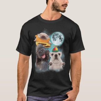 Three Pibble Moon Funny Pibble Meme for Men Women T-Shirt