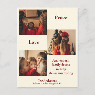 Three Picture Holiday Card