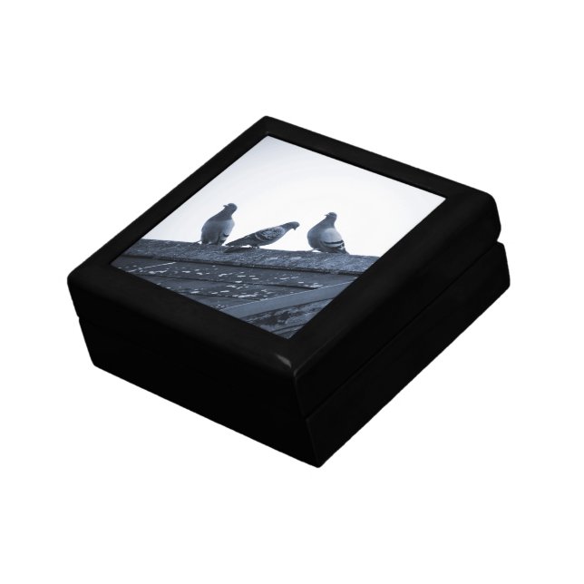 Three Pigeons on a Roof Gift Box (Side)