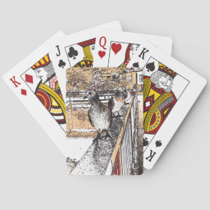 Three Pigeons Poker Cards