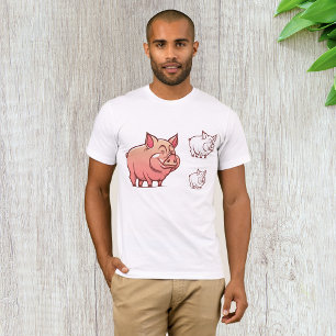 Three Pigs Mens T-Shirt