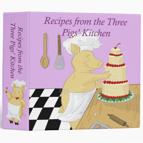 Three Pigs Recipe Binder