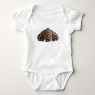 Three pinecones baby bodysuit