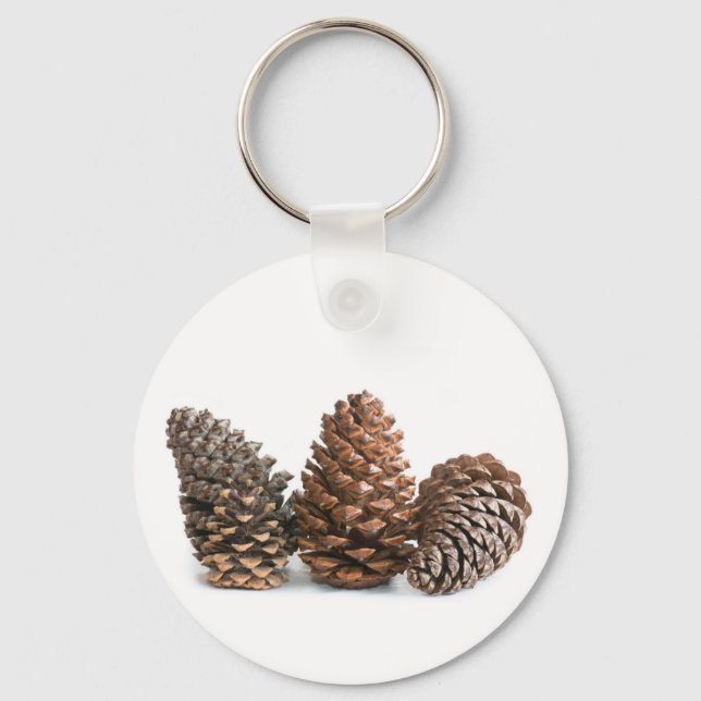 Three pinecones keychain (Front)