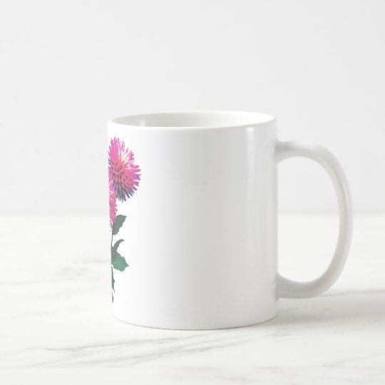 Three Pink Dahlias Coffee Mug