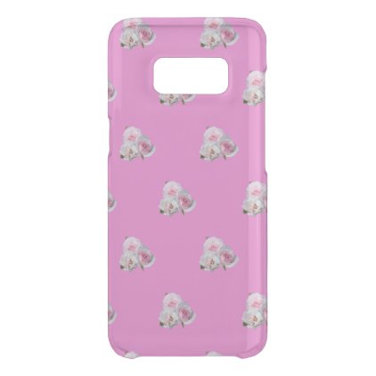 Three pink roses. Floral pattern. Uncommon Samsung Galaxy S8 Case