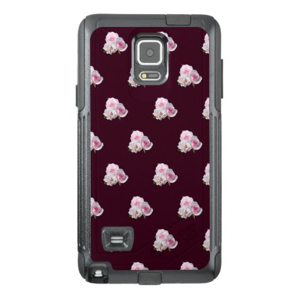 Three pink roses. OtterBox samsung note 4 case