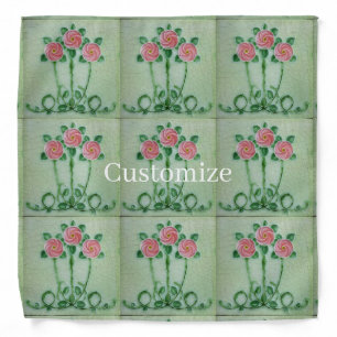 Three Pink Roses Thunder_Cove Bandana