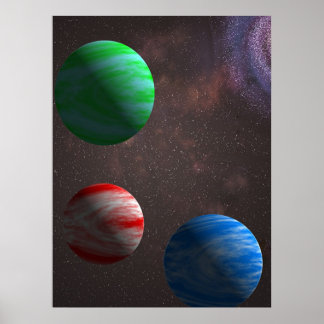 Three Planets  Poster