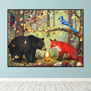 “Three Plans for One Egg” Canvas Print