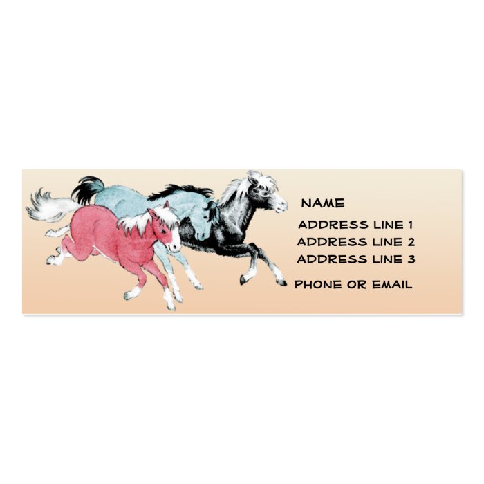 Three Ponies Business Card