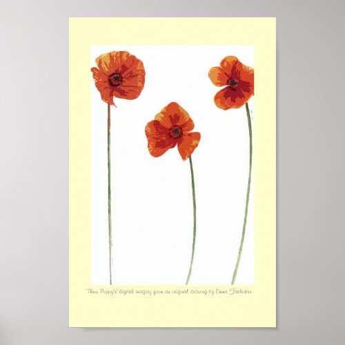Three Poppys Poster