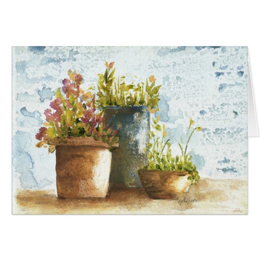 "Three Pots" Cards (Front Horizontal)