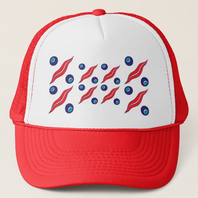 Three Powers Of Buddha Trucker Hat (Front)