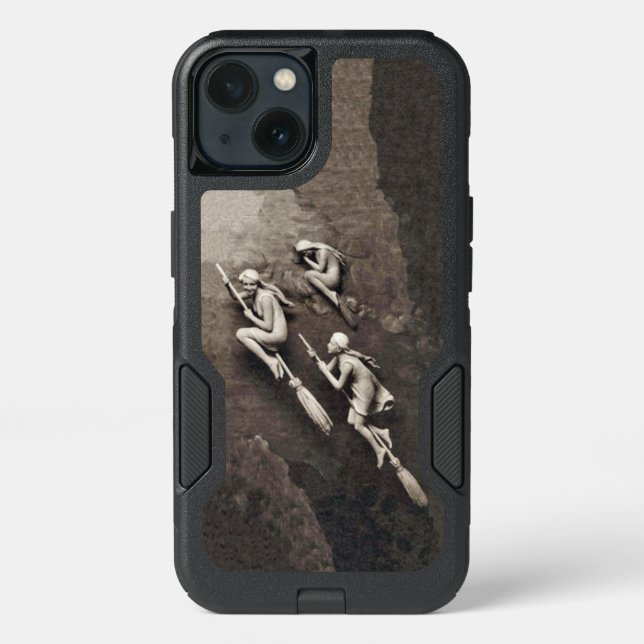 Three Pretty Three Dimensional Look Witches Brooms Otterbox iPhone Case (Back)