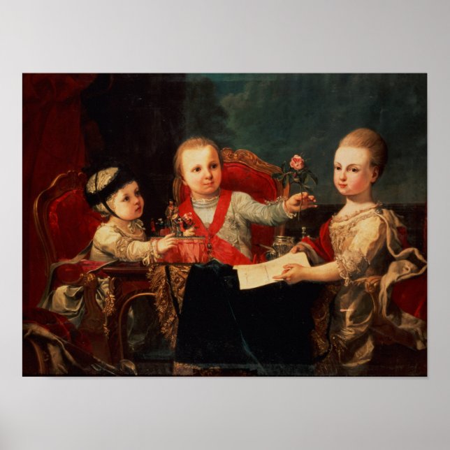 Three Princes, Children of Charles III Poster (Front)