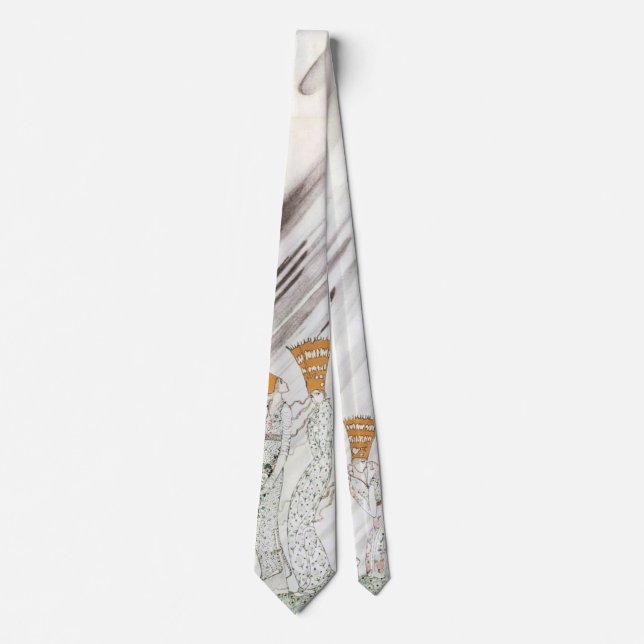 Three Princesses in Blue Mountain by Kay Nielsen Neck Tie (Front)