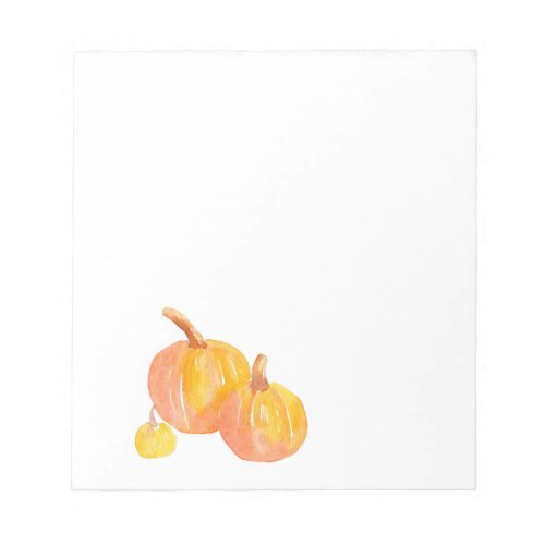 Three Pumpkins Notepad