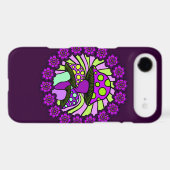 Three Purple Mushrooms Phone Case (Back (Horizontal))